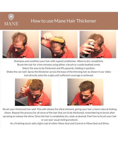 MANE Hair Thickener 6.76 fl oz - 5 pack (Black) - Buy Online on SooperMarket.com
