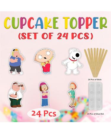 Seyal Stewe Griffin cupcake topper Seyal Stewe Griffin Cupcake Topper - Buy Online on SooperMarket.com