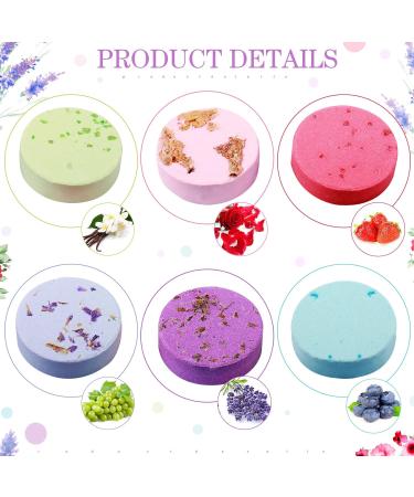Tallew Lavender Shower Steamers - Pack of 6 Aromatherapy Shower Bombs for Relaxation and Wellness - Gift for Men and Women - Buy Online on SooperMarket.com