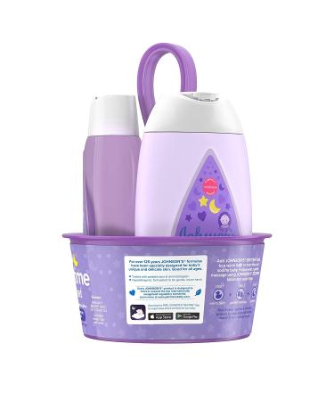 Johnson's Sleepy Time Baby Gift Set | NaturalCalm Aromas | Hypoallergenic & Paraben-Free | Bedtime Bath, Shampoo, Wash & Lotion | 4 Items - Buy Online on SooperMarket.com