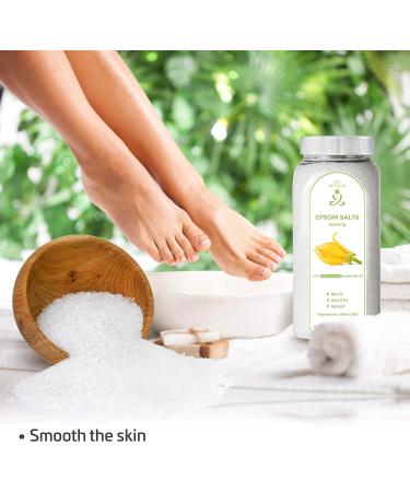 Zen Rituals Epsom Bath Salts Ylang Ylang - 1 KG | Pure Magnesium Sulphate | Relaxing International Shipping - Buy Online on SooperMarket.com