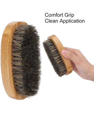 Pocket Mustache and Beard Brush Beard Styling Brushes Soft Bamboo Comfortable Massage Beard Hair Beauty Brush for Men and Women - Buy Online on SooperMarket.com