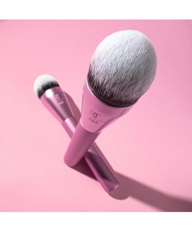 Real Techniques Power Pigment Blush Makeup Brush Cheek Brush For Liquid and Cream Blush Dense Synthetic Bristles Unique Pointed Shape For Precise Application Vegan and Cruelty Free 1 Count - Buy Online on SooperMarket.com