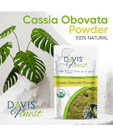 Davis Finest Cassia Obovata Powder 250g - 100% Pure & Natural Blonde Hair Dye & Conditioner - Buy Online on SooperMarket.com