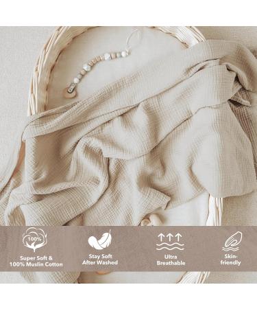Still Towel: Soft & Breathable Breastfeeding Cover Scarf | Multi-Purpose Privacy Screen & Snacking Apron (Khaki) - Buy Online on SooperMarket.com