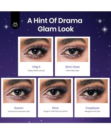 Buy Beetles Easy Lashes Zero Gravity Collection | 5 Pairs Wispy Fluffy Faux Eyelashes & Tweezers - Super Natural 3D Effect for Women - Buy Online on SooperMarket.com