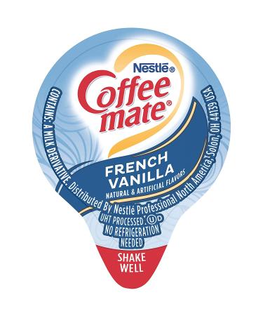 Nestle Coffee mate French Vanilla Liquid Creamer Singles - Box of 180 | Non-Dairy, No Refrigeration Required - Buy Online on SooperMarket.com