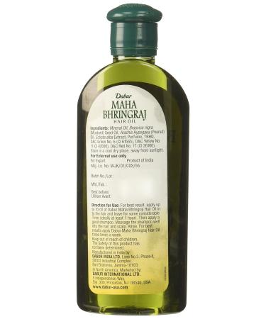 Dabur Maha Bhringraj Hair Oil 6.76 fl oz - Pack of 6 | Ayurvedic Hair Care Solution - Buy Online on SooperMarket.com