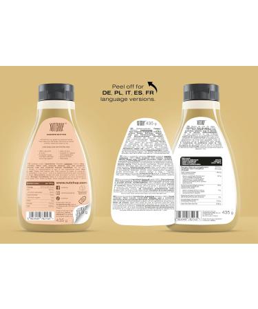 NUTCHUP The First Squeezy Cashew Butter | Delicious Nut Topping | Smooth & Crunchy Pancake Waffle Ice cream Pizza sauce | 435g Bottle (Cashew) - Buy Online on SooperMarket.com