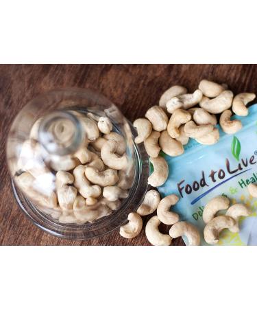 1 lb Raw Cashews - Non-GMO Deluxe Whole Nuts, Unsalted, Unroasted - W-320 Size, Vegan & Kosher - Bulk Packed - Rich in Phosphorus, Magnesium, Copper & Manganese - Buy Online on SooperMarket.com