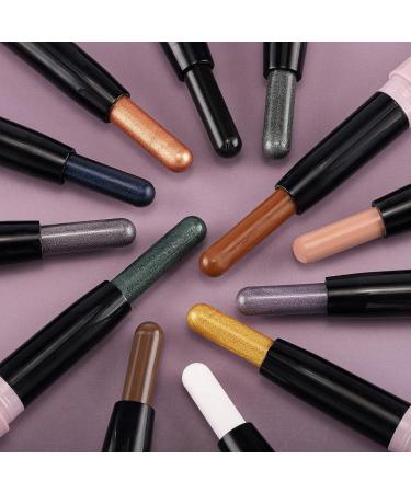 DELISOUL Cream Eyeshadow Matte & Shimmer Eye Brightener Stick - Waterproof, Long Lasting Neutral Green Show Shimmer - Eyeliner Pen & Glitter Pencil Crayon for Buildable Eye Makeup - Buy Online on SooperMarket.com