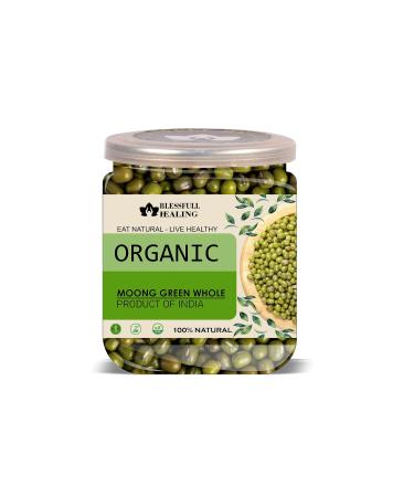 Blessfull Healing Organice Moong Green Whole 1 lb (453 Gram)
