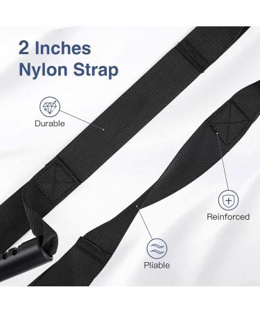 Multi-Loop Leg Lifter Strap 42in Adjustable Leg Lifter Rigid Hand Strap Padded Foot Loop with 3 Hand Grip Aid Device for Recovering from Hip Knee Replacement Getting in Out of Bed Couch Car Wheelchair - Buy Online on SooperMarket.com