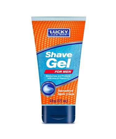 Lucky Super Soft Men's Shave Gel 5.9 Ounce
