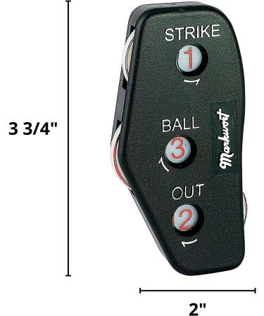 Markwort Plastic 3-Dial Oversized Umpire Indicator - Black - Buy Online on SooperMarket.com