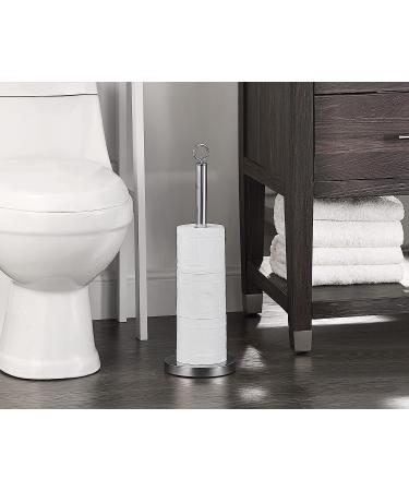 SunnyPoint Elite Sturdy Stainless Steel Toilet Paper Roll Holder - Holds 4 Rolls - 21.5 Height - Buy Online on SooperMarket.com