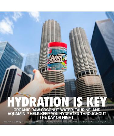 GHOST Amino - Warheads Sour Green Apple 20 Servings - Essential Amino Acid Supplement for Hydration & Recovery - Vegan & Gluten-Free - Buy Online on SooperMarket.com