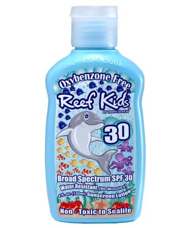 Reef Babies Sunscreen Lotion Water Resistant Oxybenzone Free SPF 30 (4oz)