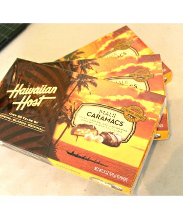 Hawaiian Host Value Pack Macadamia Nuts Maui Caramacs 3 Boxes - Buy Online on SooperMarket.com