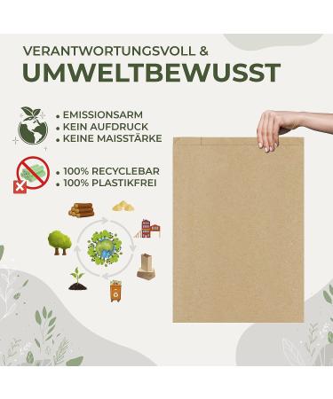 BioGl ck Premium Organic Waste Bags 20L - Tear-Resistant Eco-Friendly Garbage Bags (50 Pack) for Biotone Wet Festivals - Buy Online on SooperMarket.com