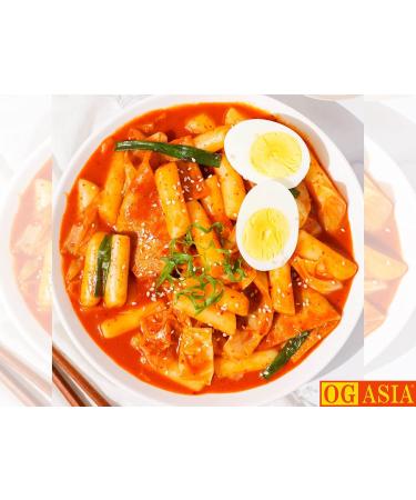 Buy Yopokki 5 Pack Instant Rice Cake Cups - Korean Spicy & Sweet Rice Cakes - Top 5 Flavors with Garlic Beans & Kimchi - OG Asia - 635g International Shipping Available - Buy Online on SooperMarket.com