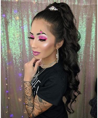 YEESHEDO Long Wavy Drawstring Ponytail Hair Extension for Black Women - Curly Synthetic Hairpiece - Buy Online on SooperMarket.com