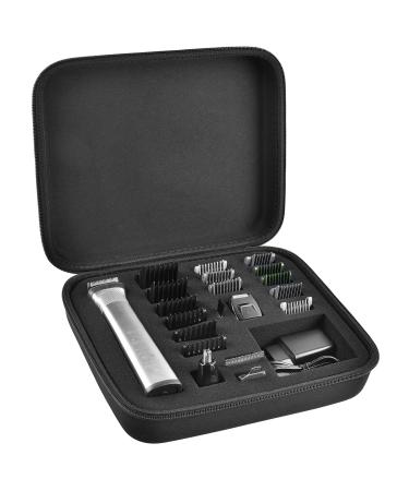 Case Compatible with Philips Multigroom Series 7000,Men's Grooming Kit with Trimmer MG7750/49. Storage Holder Fits for 18 Attachment Trimmer and Accessories (Box Only) -Black Inner