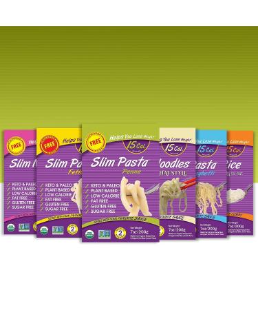 Keto Organic Konjac Penne Pasta - Zero Carb, Sugar & Gluten Free | Plant Based Vegan Diet | Konjac Flour & Oat Fiber | Healthy Instant Meal (200g) Pack of 6 - Buy Online on SooperMarket.com