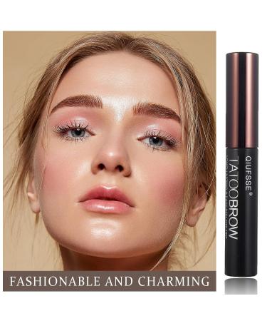 Peel Off Tattoo Eyebrow Gel - Natural & Waterproof Eye Brow Makeup (Brown) - Buy Online on SooperMarket.com