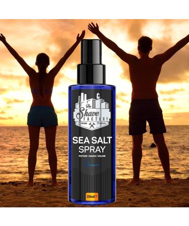 the shave factory Ocean - Sea Salt Spray Salt Water Spray Hair Salt Spray for Hair Volume Spray Texture Spray Hair (3 x 250 ml (8.45 Floz)) - Buy Online on SooperMarket.com