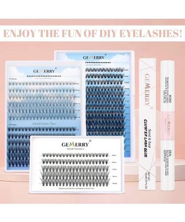 GEMERRY Lash Bond & Seal Cluster Glue | Long Retention 48-72 Hours, Waterproof, Latex-Free DIY Eyelash Extensions Glue 10ml | Individual Lash Clusters - Buy Online on SooperMarket.com