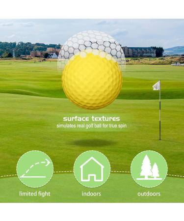 120 Pack Foam Golf Practice Balls - Realistic Feel, Limited Flight Training Balls for Indoor/Outdoor Use - Multi Colored Soft Balls for Golf Parties - Buy Online on SooperMarket.com