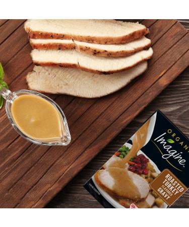 Imagine Organic Roasted Turkey Gravy - 13.5 oz (Pack of 12) | Gluten-Free & Vegan - Buy Online on SooperMarket.com