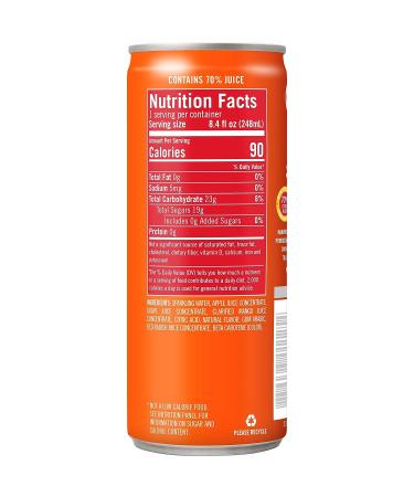IZZE Mango Sparkling Juice Beverage 8.4oz Cans (4 Pack) - Buy Online on SooperMarket.com