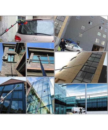 Window Cleaning Telescopic Pole Water Fed Extendable Brush Suitable for Cleaner Conservatory Roof Photovoltaic Panel Cleaning Photovoltaic Panel Cleaning/Window Clean 55cm Brush Head 12M/39FT - Buy Online on SooperMarket.com