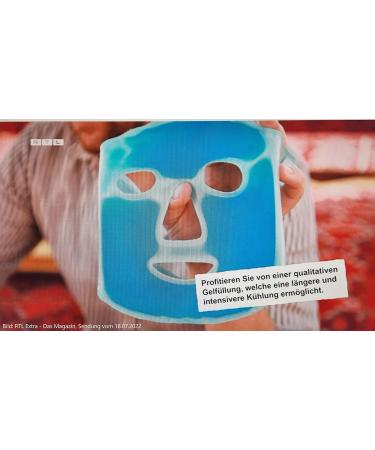 Buy IceHOF Cool Mask Face - Reversible Plush Fabric with Velcro Fastener & High-Quality Cooling Gel | Optimal Comfort & Storage Bag Included - Buy Online on SooperMarket.com