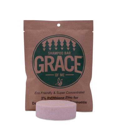 2% Pyrithione Zinc Shampoo Bar with Shea Butter by Grace of Me (4 Oz) (Sweet Vanilla & Cinnamon)