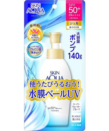 Skin Aqua Super Moisture Gel Pump SPF50+ PA++++ 140g - Buy Online on SooperMarket.com