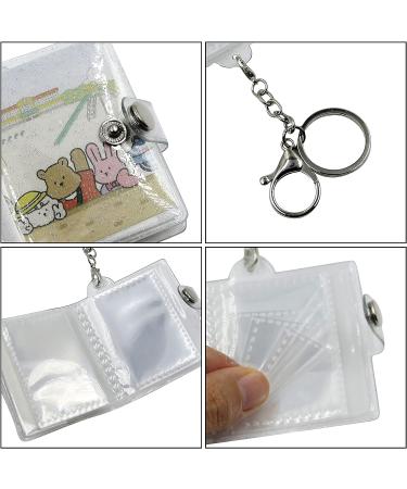 AIBEARTY 5 PCS 16 Pockets Mini Photos Album 1 Inch 2 Inch Insert Photo Card Holder Picture Frame Keychain Storage Book with Keyring Birthday Anniversary Wedding Memory Gifts  2 inch C - Buy Online on SooperMarket.com