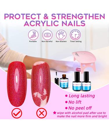 Professional Acrylic Nail Kit for Beginners - Glitter Powder Set with Nail Drill & UV LED Lamp - Buy Online on SooperMarket.com