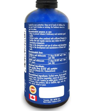Naka Platinum Emulsified Vitamin D3 1 000 IU per drop Superior Bioavailability 2702 drops 100 ml - Buy Online on SooperMarket.com