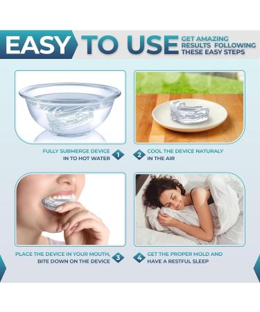 Anti Snoring Devices Anti Snoring Mouth Guard and Chin Straps for Snoring Stop Snoring Devices Effective Snoring Solution Anti-Snoring Mouthpiece and Chin Straps for Men and Women to Stop Snoring - Buy Online on SooperMarket.com
