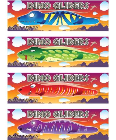 24x Styrofoam Dinosaur Airplane Gliders - 17 cm Flyers for Kids | International Shipping - Buy Online on SooperMarket.com