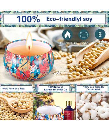 Encoun 12PCs Scented Candle Gift Set - Aromatherapy Soy Wax Candles for Women | Perfect for Mother's Day Birthdays & Special Occasions - Buy Online on SooperMarket.com