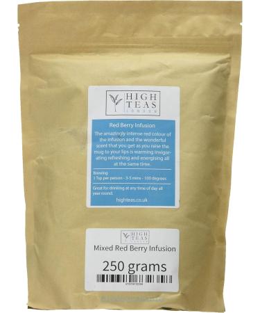 High Teas London Mixed Red Berry Infusion Loose Leaf Tea 250 g - Buy Online on SooperMarket.com