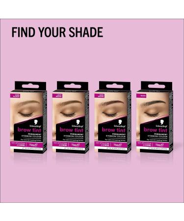 Schwarzkopf Brow Tint Professional Formula - Black Eyebrow Dye - Buy Online on SooperMarket.com