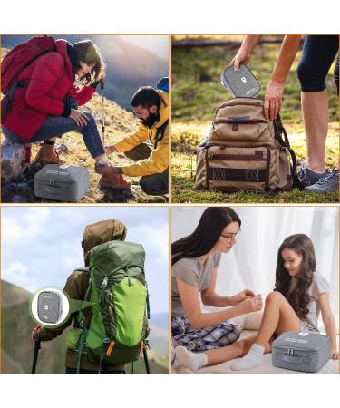 Shop Wugu 2stk Portable Medication Bag - Moisture-Resistant Travel Pharmacy Bag with Tablet Boxes for School Camping & Hiking - Buy Online on SooperMarket.com