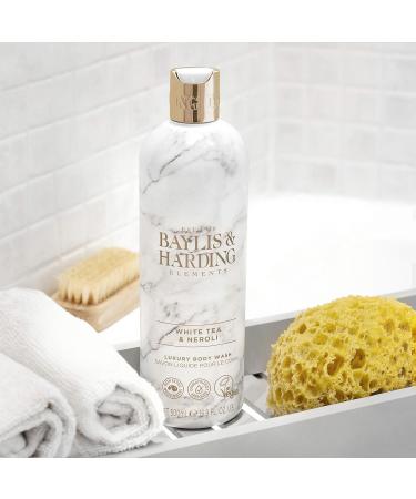 Baylis & Harding Elements Body Wash Bundle - White Tea & Neroli, Pink Blossom & Lotus Flower - 6 x 500ml Bottles - Vegan Friendly - Buy Online on SooperMarket.com