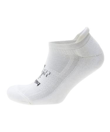 Balega Hidden Comfort Performance No Show Athletic Running Socks for Men and Women (1 Pair) Large White