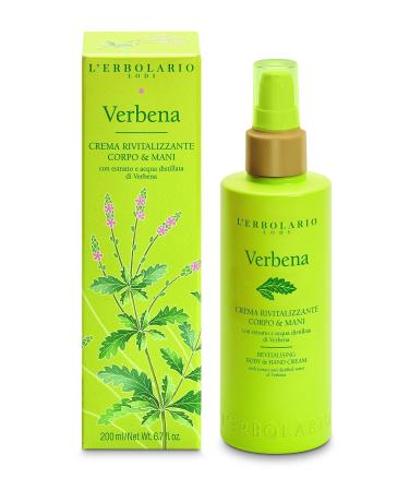 LErbolario Verbena Crema Rivitalizzante Corpo & Mani 200 ml